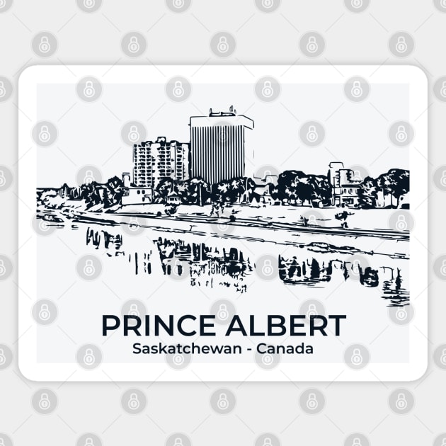 Prince Albert - Saskatchewan Magnet by Lakeric